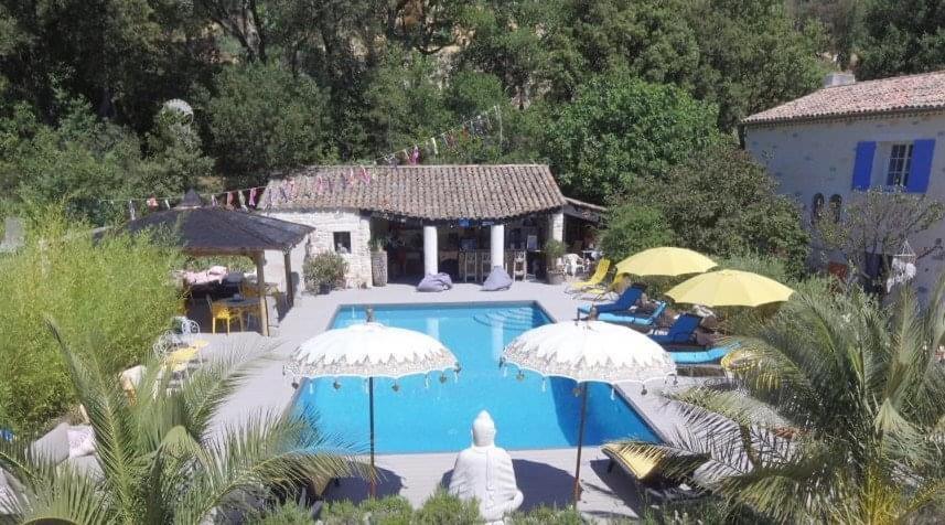 Bed and Breakfast Bastide Du Bonheur Saint Donat Gréoux-les-Bains Esterno foto